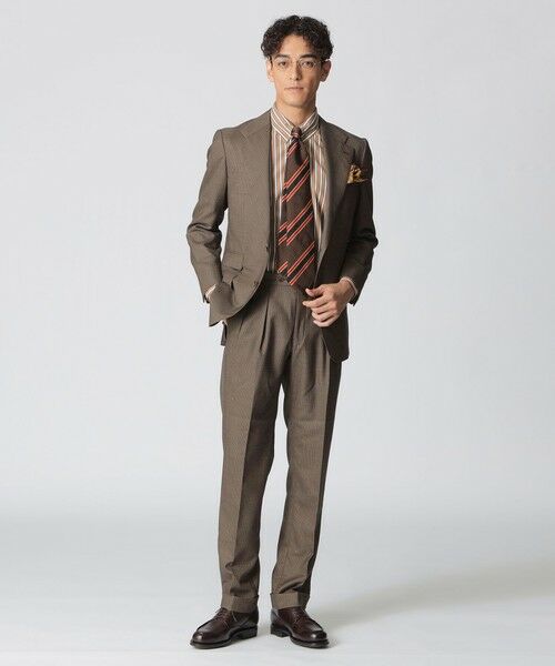 Paul Stuart / ポール・スチュアート セットアップ | 【数量限定】「COLLECTION LINE」ミニチェック柄スーツ | 詳細1