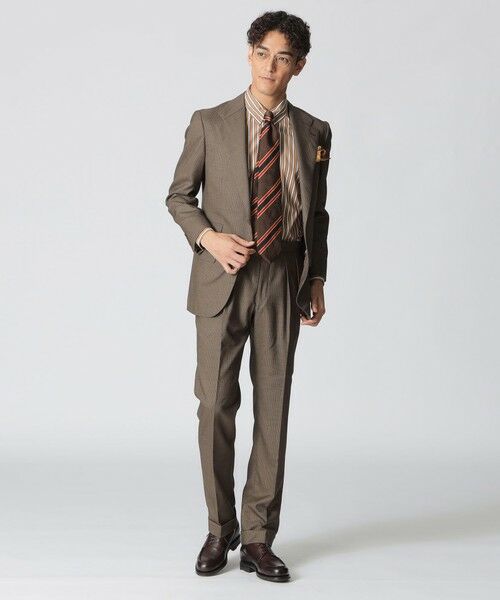 Paul Stuart / ポール・スチュアート セットアップ | 【数量限定】「COLLECTION LINE」ミニチェック柄スーツ | 詳細2