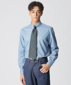 Paul Stuart / ポール・スチュアート シャツ・ブラウス | 【数量限定】「COLLECTION LINE」インディゴ染めデニム　タブカラードレスシャツ