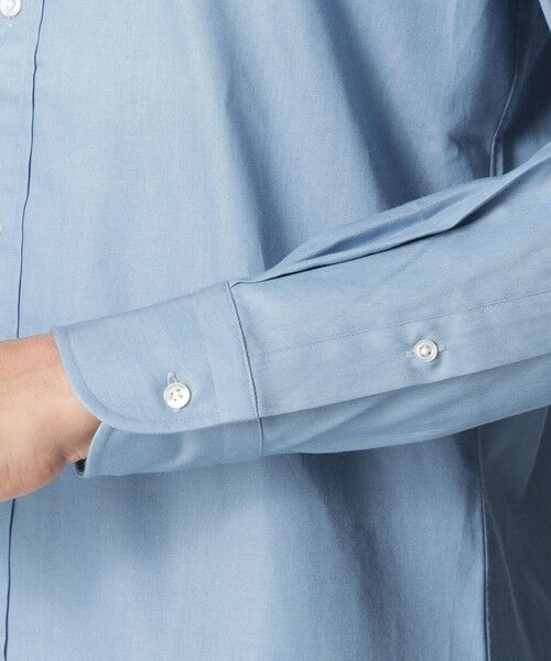 Paul Stuart / ポール・スチュアート シャツ・ブラウス | 【数量限定】「COLLECTION LINE」インディゴ染めデニム　タブカラードレスシャツ | 詳細5