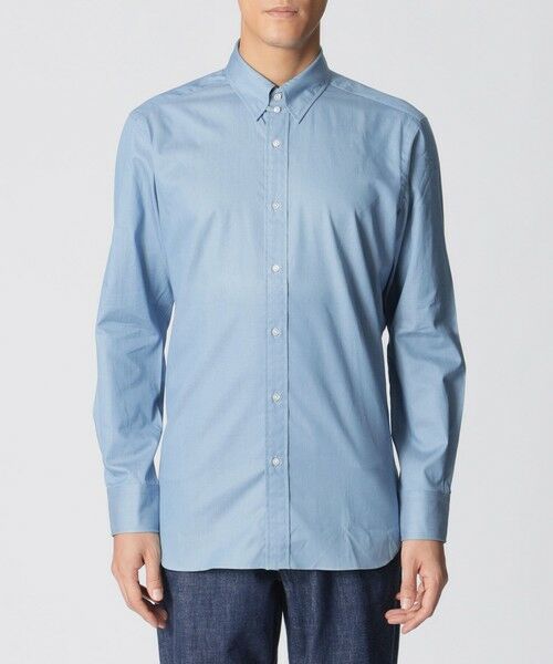 Paul Stuart / ポール・スチュアート シャツ・ブラウス | 【数量限定】「COLLECTION LINE」インディゴ染めデニム　タブカラードレスシャツ | 詳細2