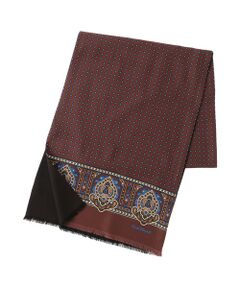 Paul Stuart / ポール・スチュアート マフラー・ショール・スヌード・ストール | 【COLLECTION LINE】リバーシブルプリントストール