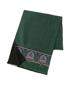 Paul Stuart / ポール・スチュアート マフラー・ショール・スヌード・ストール | 【COLLECTION LINE】リバーシブルプリントストール