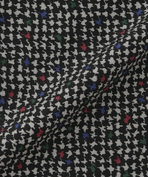 Paul Stuart / ポール・スチュアート マフラー・ショール・スヌード・ストール | 【COLLECTION LINE】プリントスカーフ/ヘリンボーン柄 | 詳細5