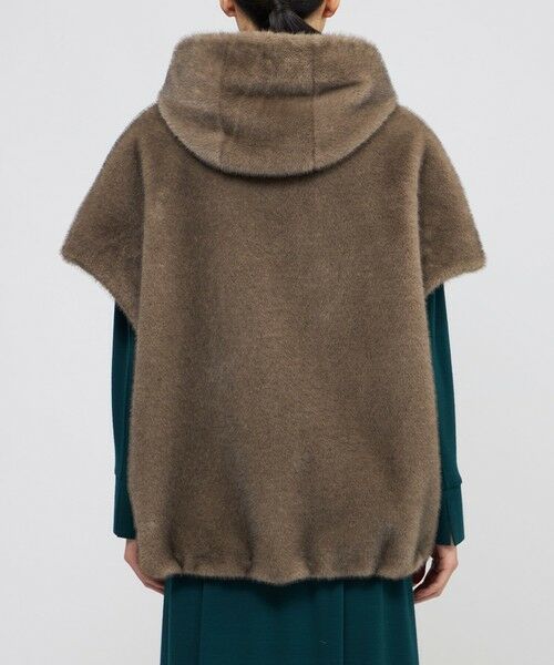 Paul Stuart / ポール・スチュアート マフラー・ショール・スヌード・ストール | 【eclat掲載】シンセティックファーフーディージレ | 詳細5