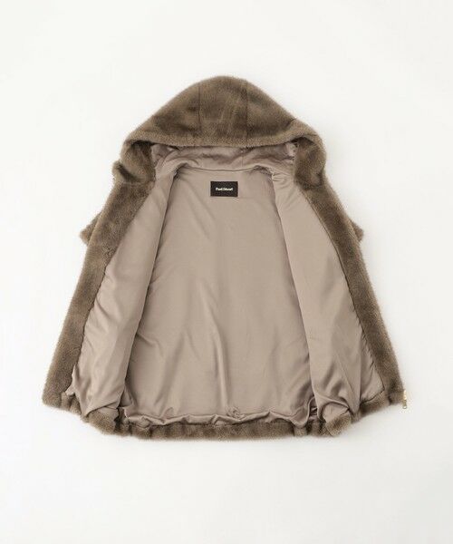 Paul Stuart / ポール・スチュアート マフラー・ショール・スヌード・ストール | 【eclat掲載】シンセティックファーフーディージレ | 詳細10