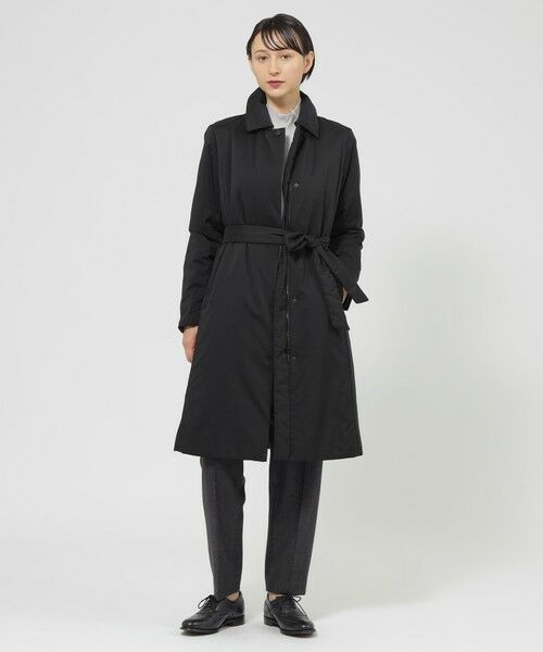 Paul Stuart / ポール・スチュアート その他アウター | 【BLACK OF BLACKs/はっ水】ソフトタフタ コート | 詳細1