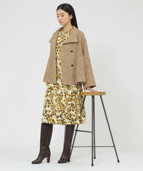 Paul Stuart / ポール・スチュアート その他アウター | 【eclat掲載】ソフトミックスツイード　コート | 詳細3