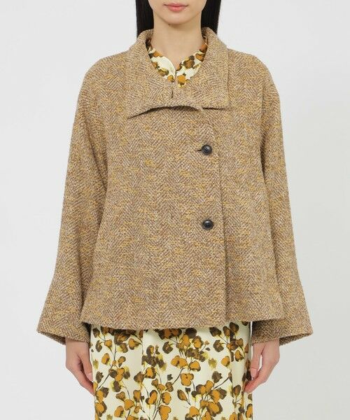 Paul Stuart / ポール・スチュアート その他アウター | 【eclat掲載】ソフトミックスツイード　コート | 詳細5