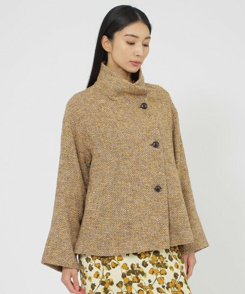 Paul Stuart / ポール・スチュアート その他アウター | 【eclat掲載】ソフトミックスツイード　コート | 詳細2