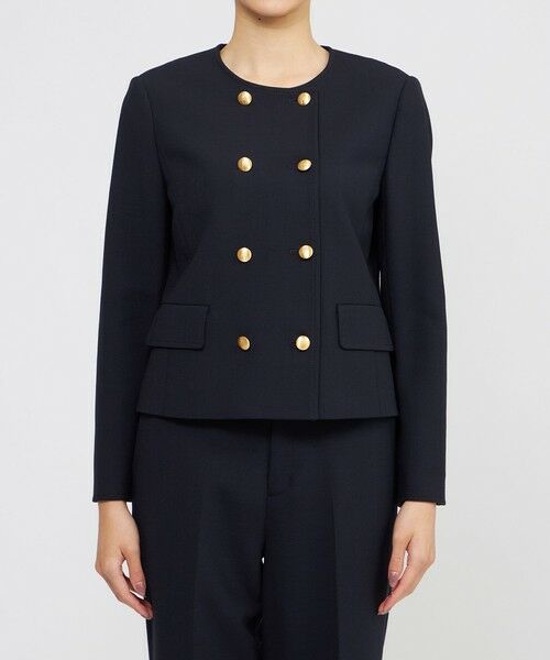 Paul Stuart / ポール・スチュアート その他アウター | 【Nikkei magazine/eclat掲載】【防しわ性】ダブルクロスストレッチ　ジャケット | 詳細4