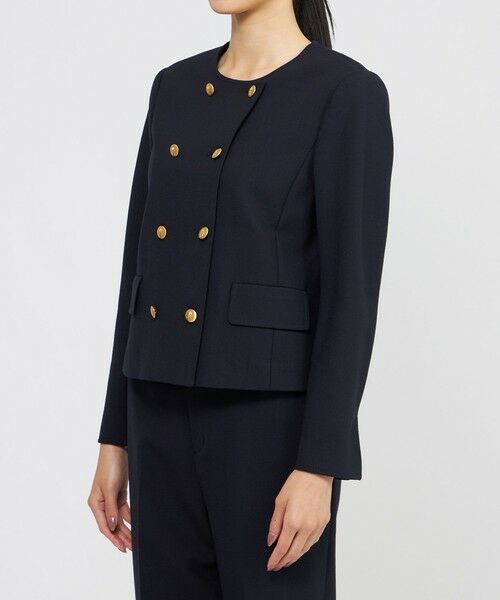 Paul Stuart / ポール・スチュアート その他アウター | 【Nikkei magazine/eclat掲載】【防しわ性】ダブルクロスストレッチ　ジャケット | 詳細5