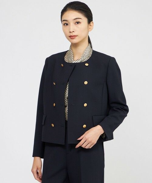 Paul Stuart / ポール・スチュアート その他アウター | 【Nikkei magazine/eclat掲載】【防しわ性】ダブルクロスストレッチ　ジャケット | 詳細12