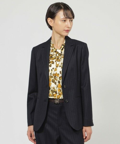 Paul Stuart/ポール・スチュアート 【Nikkei magazine掲載】ウールフラノ ジャケット ネイビー 6 Paul Stuart/ポール・スチュアート 【Nikkei magazine掲載】ウールフラノ ジャケット ネイビー 6
