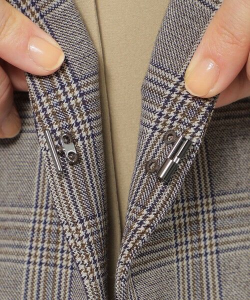 Paul Stuart / ポール・スチュアート その他アウター | 【ウォッシャブル】裏起毛チェック　ジャケット | 詳細6