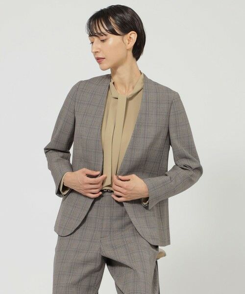 Paul Stuart / ポール・スチュアート その他アウター | 【ウォッシャブル】裏起毛チェック　ジャケット | 詳細11