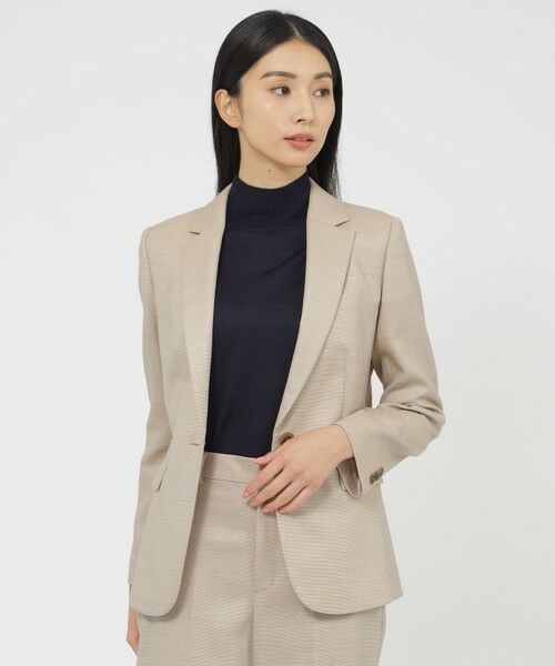 Paul Stuart/ポール・スチュアート 【WEB・一部店舗限定】ライトダブルウール? ジャケット ベージュ 8 Paul Stuart/ポール・スチュアート 【WEB・一部店舗限定】ライトダブルウール? ジャケット ベージュ 8
