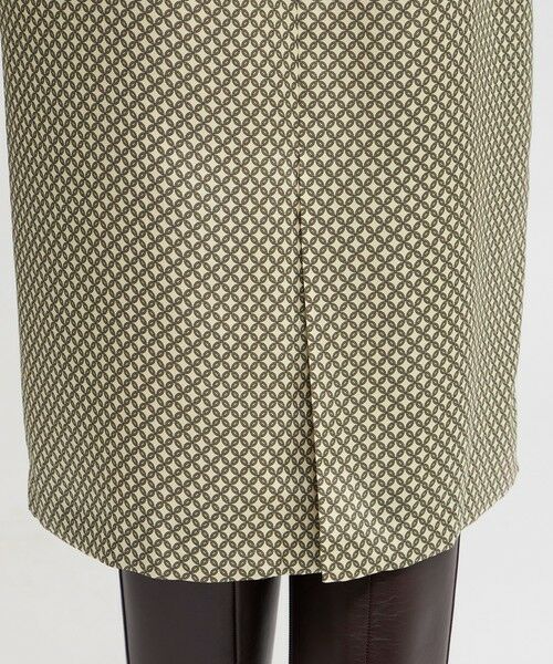 Paul Stuart / ポール・スチュアート ロング・マキシ丈ワンピース | 【ウォッシャブル】デュアルサークルプリント　ワンピース | 詳細8