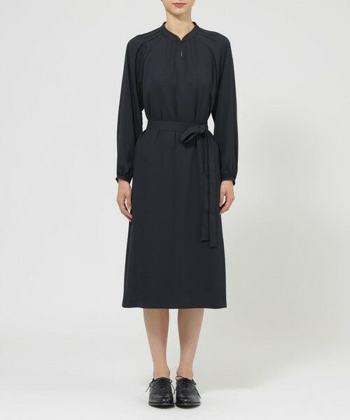 Paul Stuart / ポール・スチュアート ロング・マキシ丈ワンピース | 【ウォッシャブル】バックサテンアムンゼン　ワンピース | 詳細5