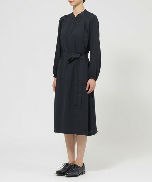 Paul Stuart / ポール・スチュアート ロング・マキシ丈ワンピース | 【ウォッシャブル】バックサテンアムンゼン　ワンピース | 詳細6