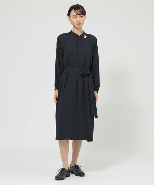 Paul Stuart / ポール・スチュアート ロング・マキシ丈ワンピース | 【ウォッシャブル】バックサテンアムンゼン　ワンピース | 詳細1