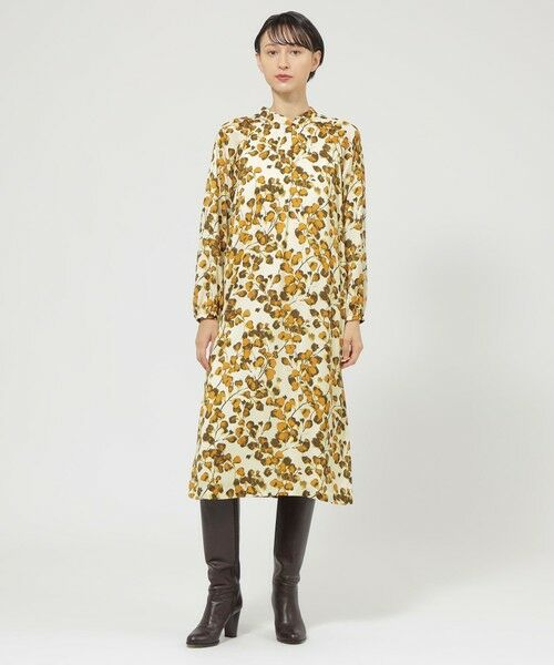 Paul Stuart / ポール・スチュアート ロング・マキシ丈ワンピース | 【ウォッシャブル】グラデーションフラワー　ワンピース | 詳細3