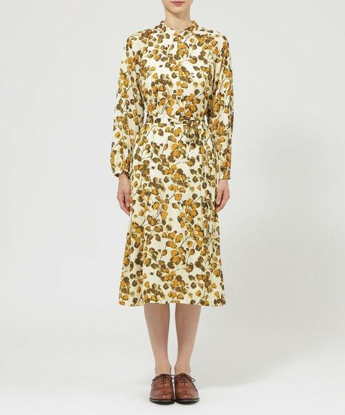 Paul Stuart / ポール・スチュアート ロング・マキシ丈ワンピース | 【ウォッシャブル】グラデーションフラワー　ワンピース | 詳細5