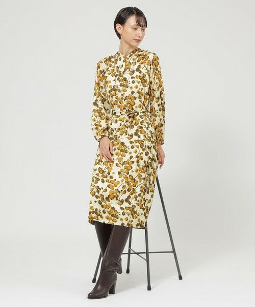 Paul Stuart / ポール・スチュアート ロング・マキシ丈ワンピース | 【ウォッシャブル】グラデーションフラワー　ワンピース | 詳細2