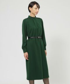 Paul Stuart / ポール・スチュアート ロング・マキシ丈ワンピース | 【WEB・一部店舗限定】ストレッチポンチ　ワンピース