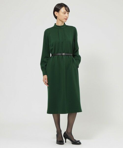 Paul Stuart / ポール・スチュアート ロング・マキシ丈ワンピース | 【WEB・一部店舗限定】ストレッチポンチ　ワンピース | 詳細5