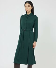 Paul Stuart / ポール・スチュアート ロング・マキシ丈ワンピース | 【eclat掲載】ウールジャージ　ワンピース