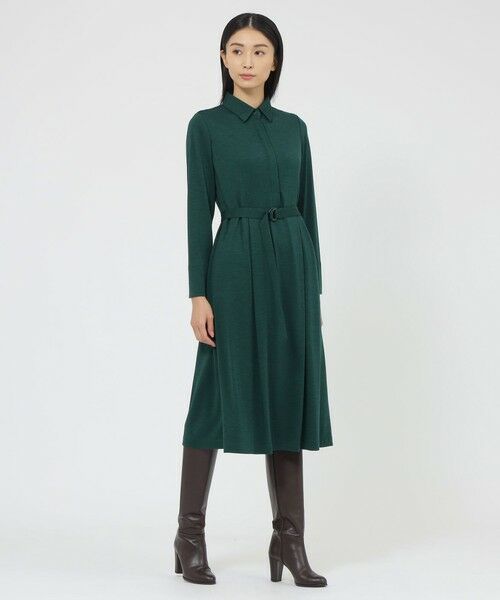 Paul Stuart / ポール・スチュアート ロング・マキシ丈ワンピース | 【eclat掲載】ウールジャージ　ワンピース | 詳細3