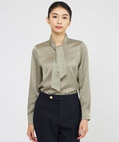 Paul Stuart / ポール・スチュアート シャツ・ブラウス | 【Nikkei magazine掲載】【ウォッシャブル】デュアルサークルプリント　ブラウス