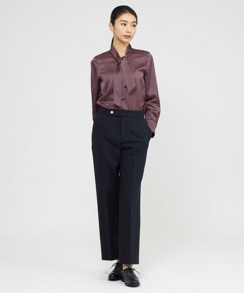 Paul Stuart / ポール・スチュアート シャツ・ブラウス | 【Nikkei magazine掲載】【ウォッシャブル】デュアルサークルプリント　ブラウス | 詳細1