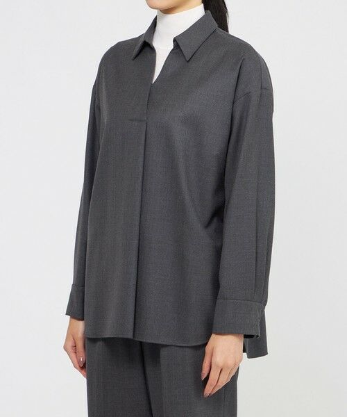 Paul Stuart / ポール・スチュアート シャツ・ブラウス | 【eclat掲載】【防しわ性】ウォッシャブルストレッチ　ブラウス | 詳細5
