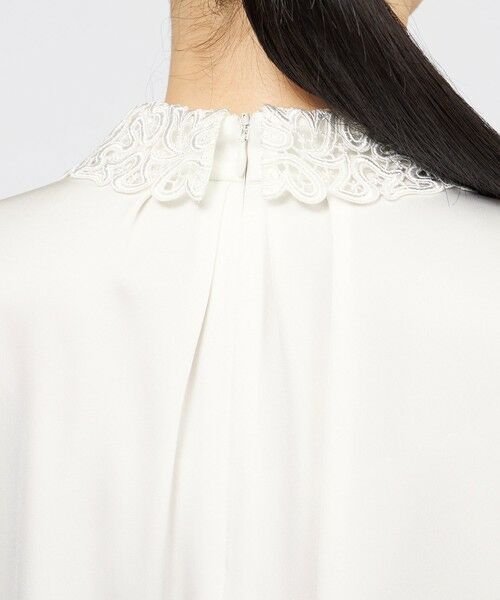 Paul Stuart / ポール・スチュアート シャツ・ブラウス | 【ウォッシャブル】ストレッチダブルサテン　ブラウス | 詳細7