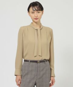 Paul Stuart / ポール・スチュアート シャツ・ブラウス | 【ウォッシャブル】バックサテンアムンゼン　ブラウス