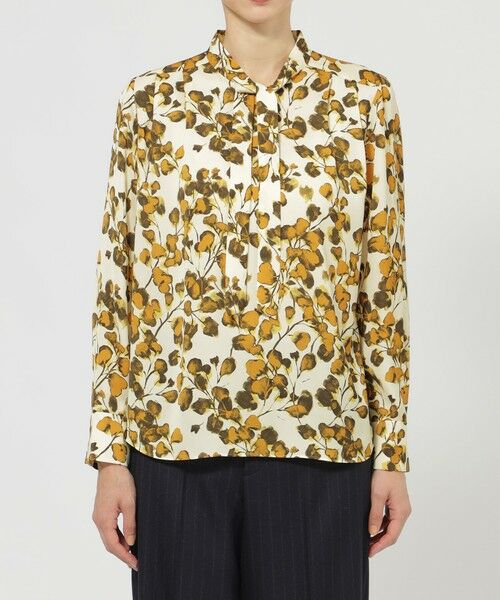 Paul Stuart / ポール・スチュアート シャツ・ブラウス | 【Nikkei magazine掲載】【ウォッシャブル】グラデーションフラワー　ブラウス | 詳細3