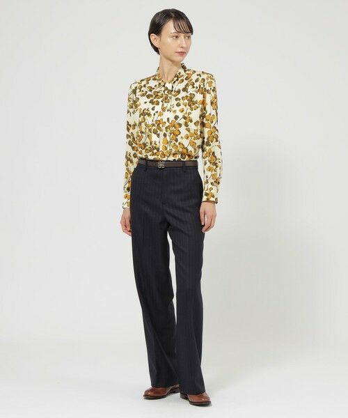 Paul Stuart / ポール・スチュアート シャツ・ブラウス | 【Nikkei magazine掲載】【ウォッシャブル】グラデーションフラワー　ブラウス | 詳細1