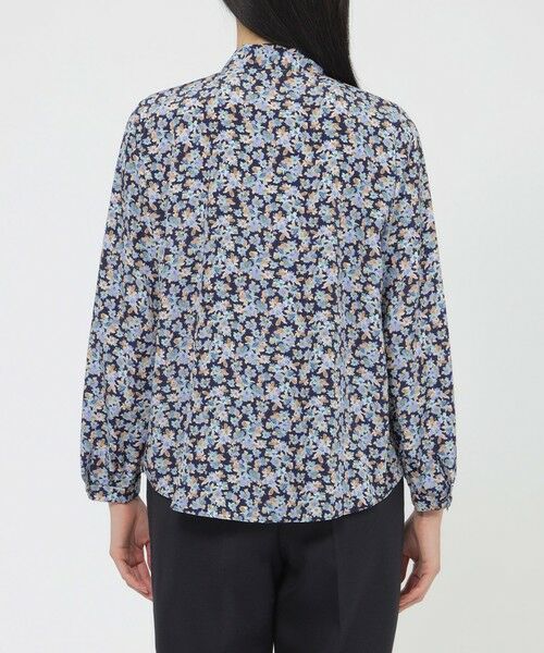 Paul Stuart / ポール・スチュアート シャツ・ブラウス | 【WEB・一部店舗限定/ウォッシャブル】スモールフラワー　ブラウス | 詳細5