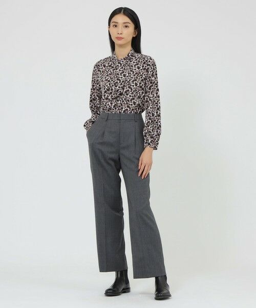 Paul Stuart / ポール・スチュアート シャツ・ブラウス | 【WEB・一部店舗限定/ウォッシャブル】スモールフラワー　ブラウス | 詳細2