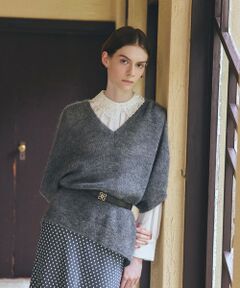 Paul Stuart / ポール・スチュアート ニット・セーター | シークインモヘヤ　プルオーバー