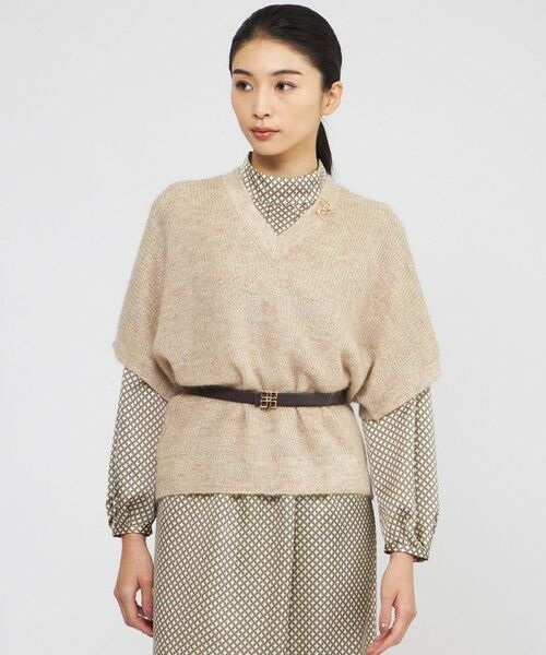 Paul Stuart / ポール・スチュアート ニット・セーター | シークインモヘヤ　プルオーバー | 詳細10