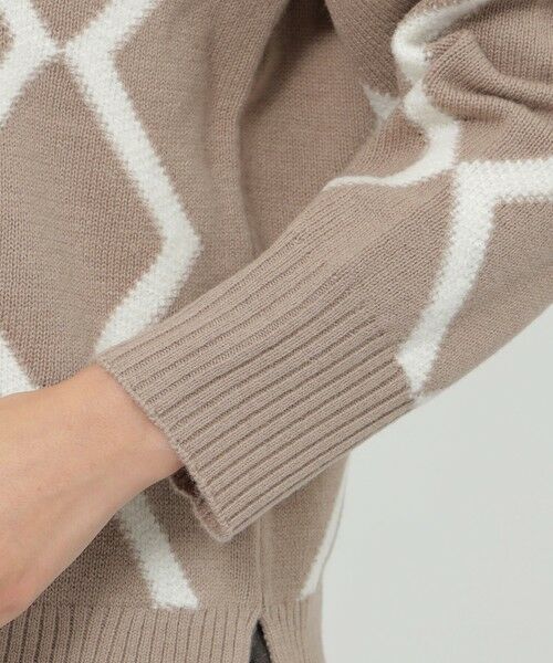 Paul Stuart / ポール・スチュアート ニット・セーター | ブークレーインターシャ　プルオーバー | 詳細9