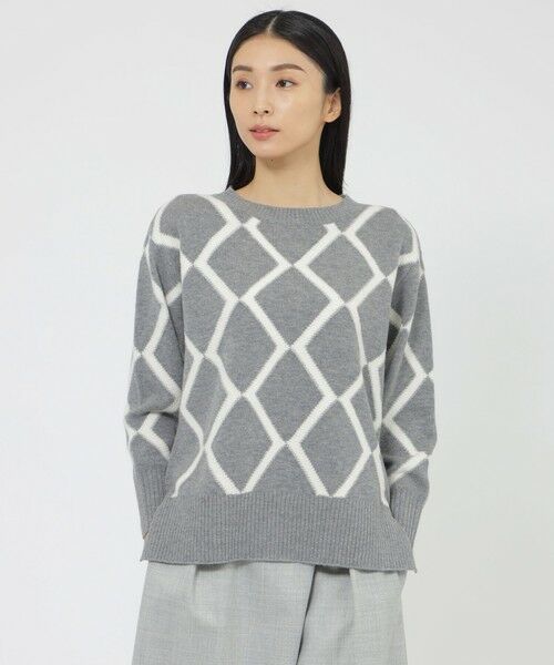 Paul Stuart / ポール・スチュアート ニット・セーター | ブークレーインターシャ　プルオーバー | 詳細13