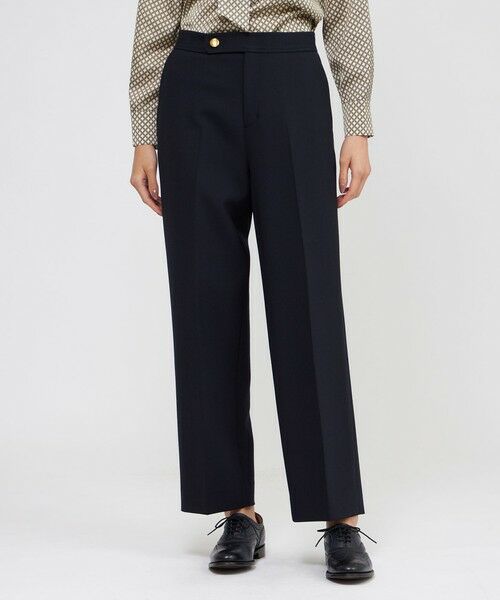 Paul Stuart / ポール・スチュアート パンツ | 【Nikkei magazine/eclat掲載】【防しわ性】ダブルクロスストレッチ　パンツ | 詳細10