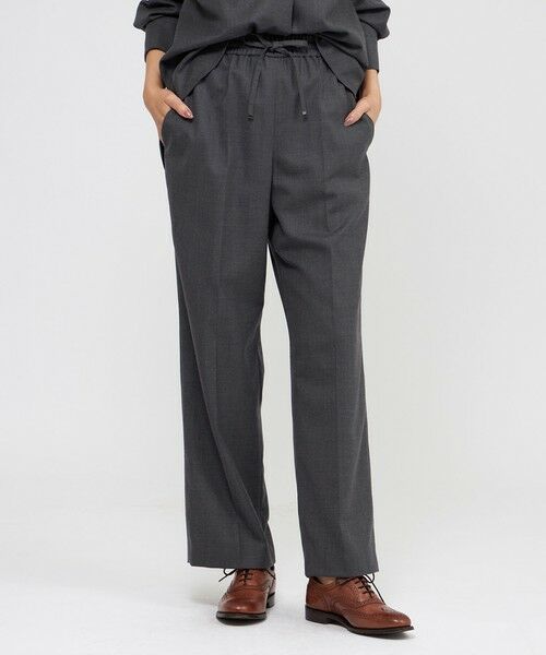 Paul Stuart / ポール・スチュアート パンツ | 【eclat掲載】【防しわ性】ウォッシャブルストレッチ パンツ(ブラック)