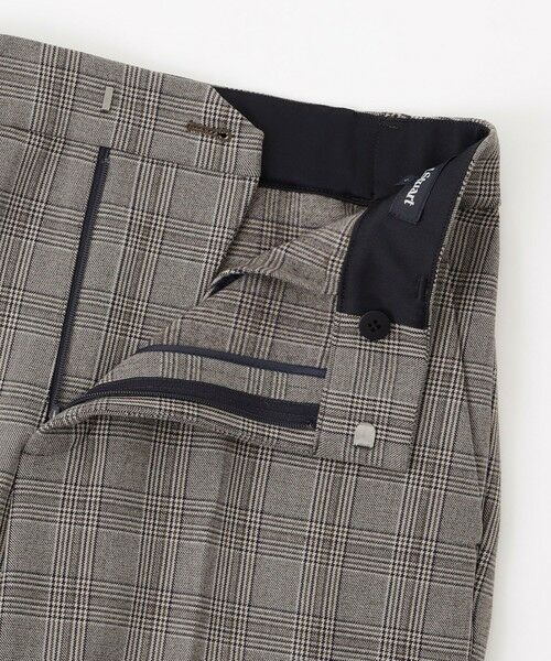 Paul Stuart / ポール・スチュアート パンツ | 【ウォッシャブル】裏起毛チェック パンツ | 詳細7