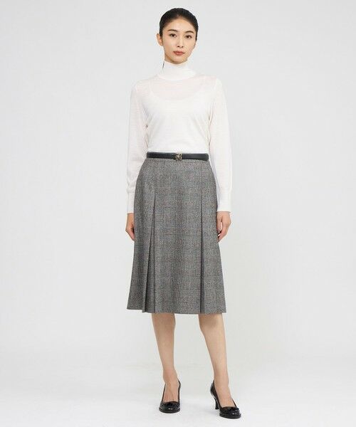 Paul Stuart / ポール・スチュアート スカート | グレンチェック スカート | 詳細1