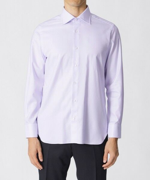 Paul Stuart / ポール・スチュアート シャツ・ブラウス | シャドウパケ柄　セミワイドカラードレスシャツ | 詳細3